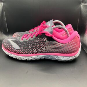 Brooks Pure Flow 5 1202071B688 Womens 11.5 B Running Shoes Black Pink Sneaker